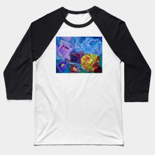 Floral Splendor Baseball T-Shirt